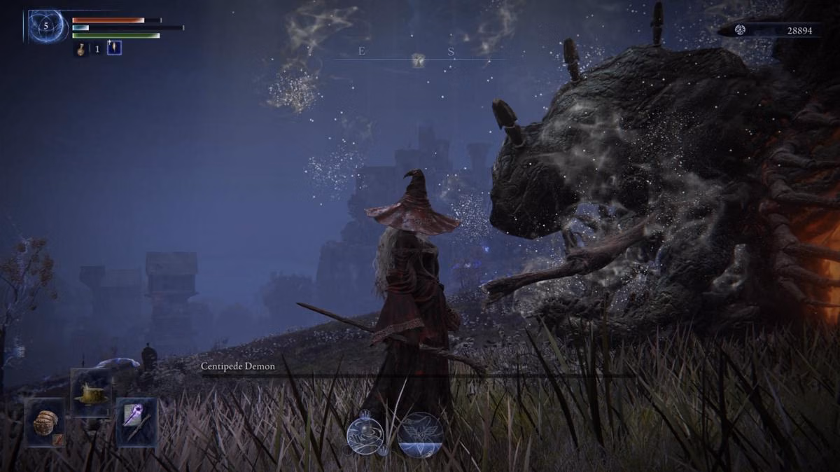 Elden Ring Nightreign menampilkan pertarungan boss epik di wilayah Nightlands dengan grafis gelap dan atmosfer mencekam