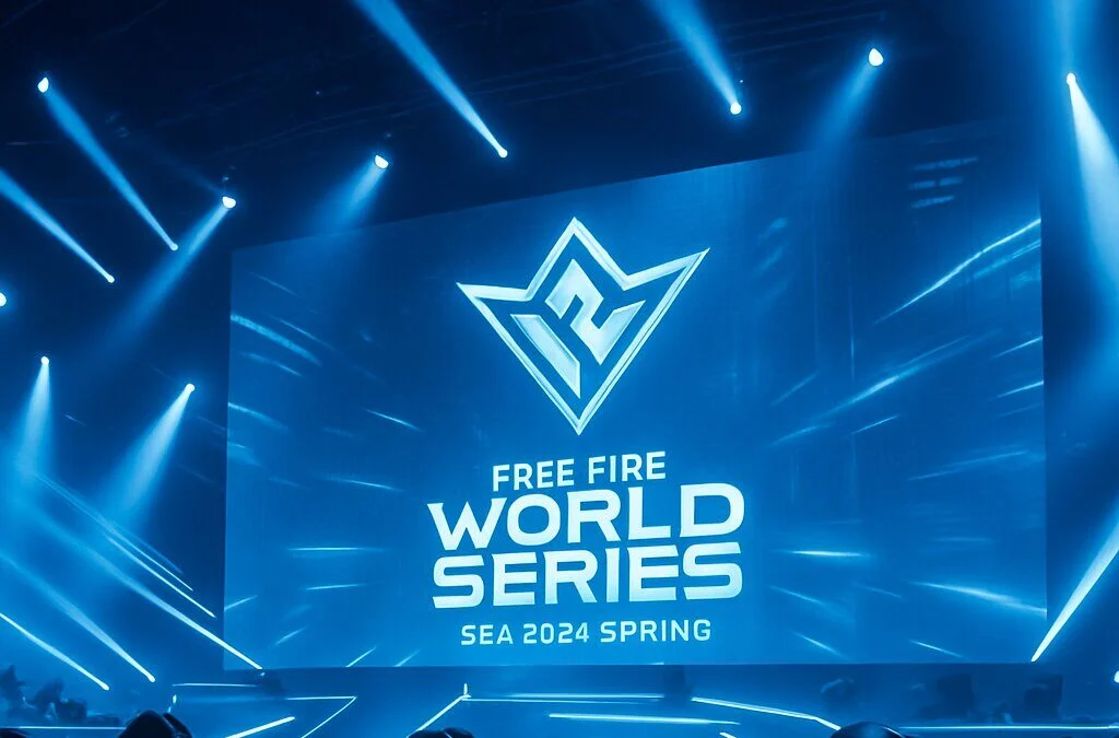 Tim esports profesional sedang berdiskusi strategi modern untuk memenangkan turnamen kompetitif dengan fokus analisis gameplay dan komunikasi tim